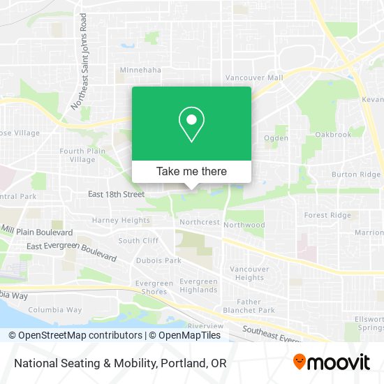 Mapa de National Seating & Mobility
