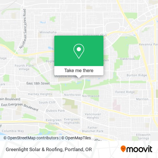 Mapa de Greenlight Solar & Roofing