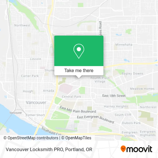 Vancouver Locksmith PRO map