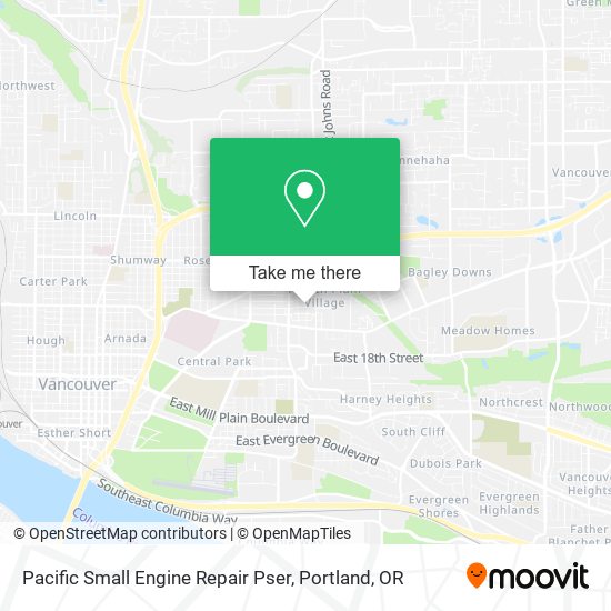 Mapa de Pacific Small Engine Repair Pser
