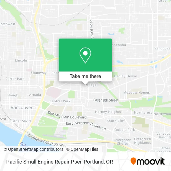 Mapa de Pacific Small Engine Repair Pser