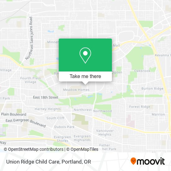 Union Ridge Child Care map