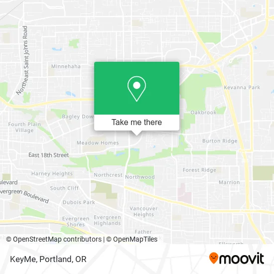 Mapa de KeyMe
