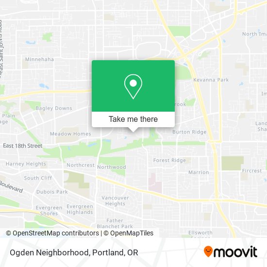 Mapa de Ogden Neighborhood