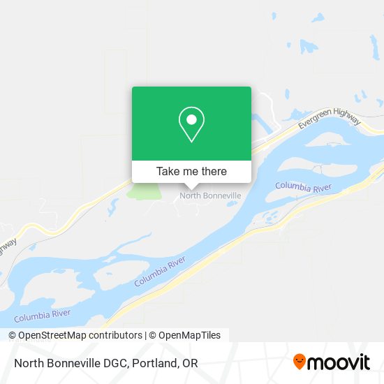 Mapa de North Bonneville DGC