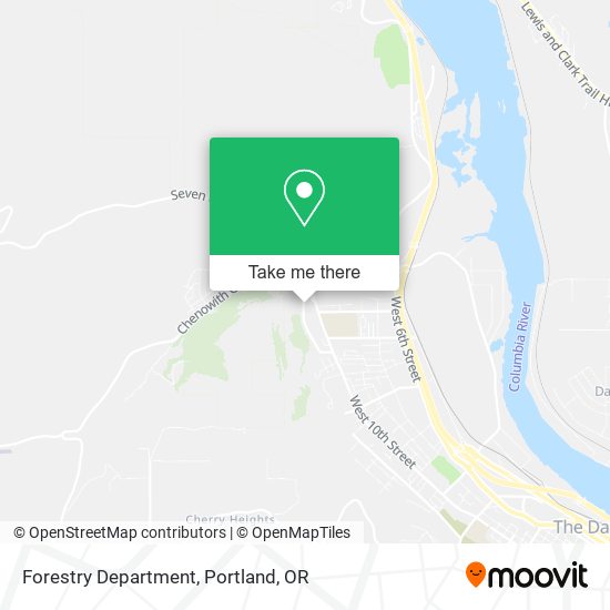Forestry Department map