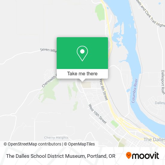 Mapa de The Dalles School District Museum
