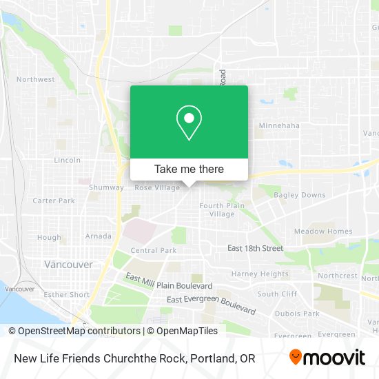 New Life Friends Churchthe Rock map