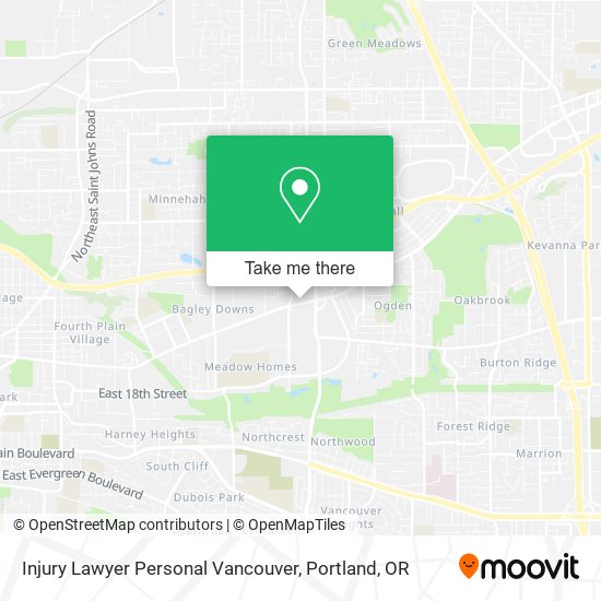 Injury Lawyer Personal Vancouver map