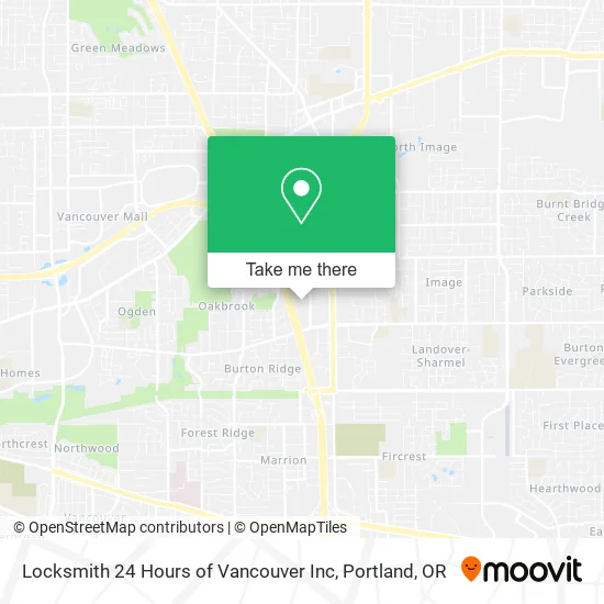 Mapa de Locksmith 24 Hours of Vancouver Inc