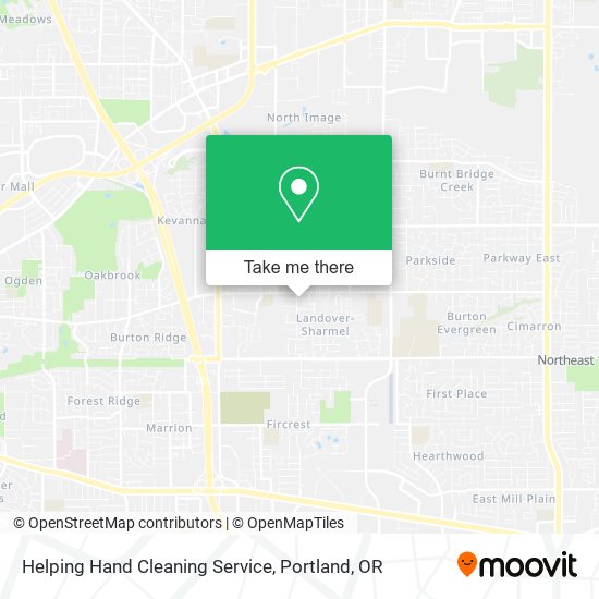 Helping Hand Cleaning Service map