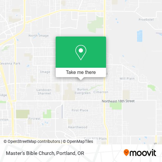 Master's Bible Church map