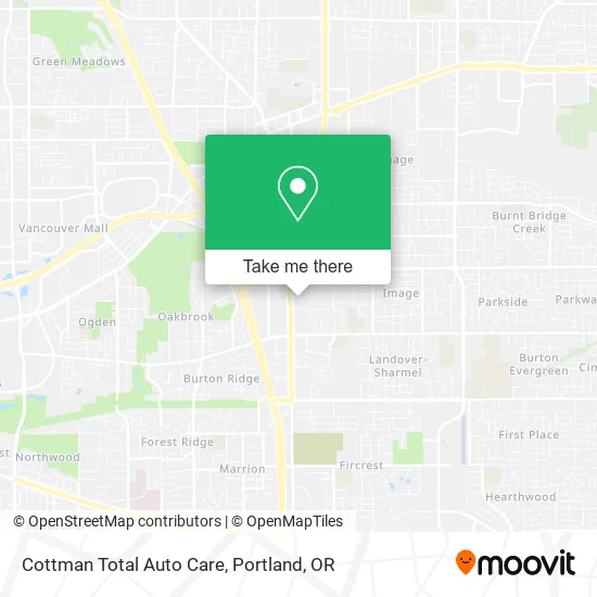 Mapa de Cottman Total Auto Care