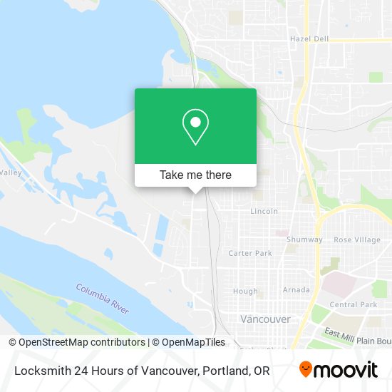 Mapa de Locksmith 24 Hours of Vancouver