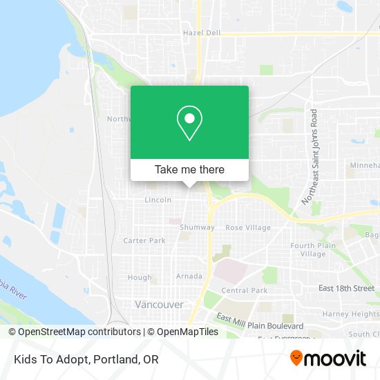 Mapa de Kids To Adopt