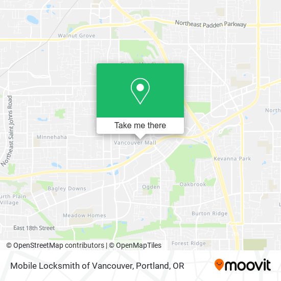Mapa de Mobile Locksmith of Vancouver