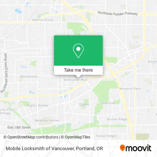 Mapa de Mobile Locksmith of Vancouver