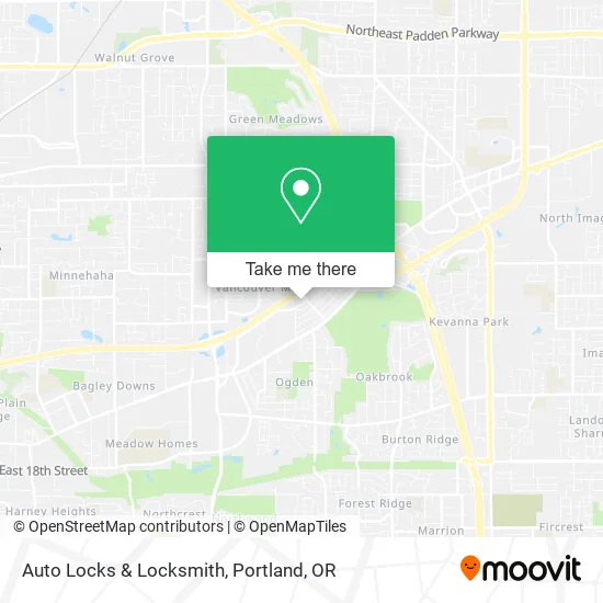Mapa de Auto Locks & Locksmith