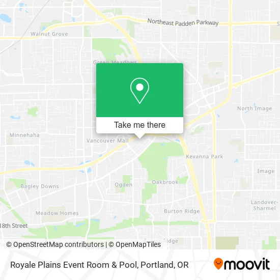 Royale Plains Event Room & Pool map