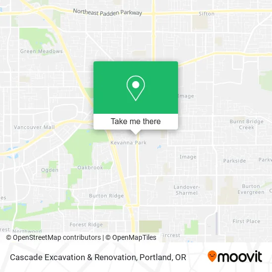Mapa de Cascade Excavation & Renovation