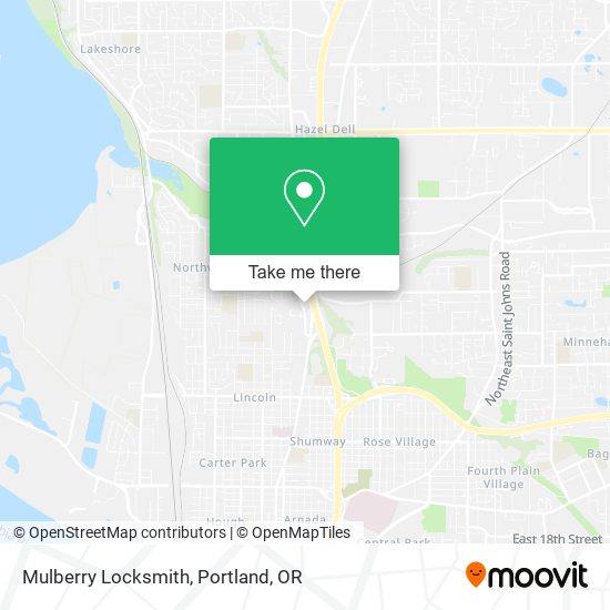 Mulberry Locksmith map