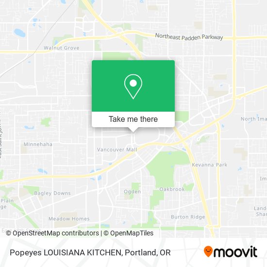 Popeyes LOUISIANA KITCHEN map