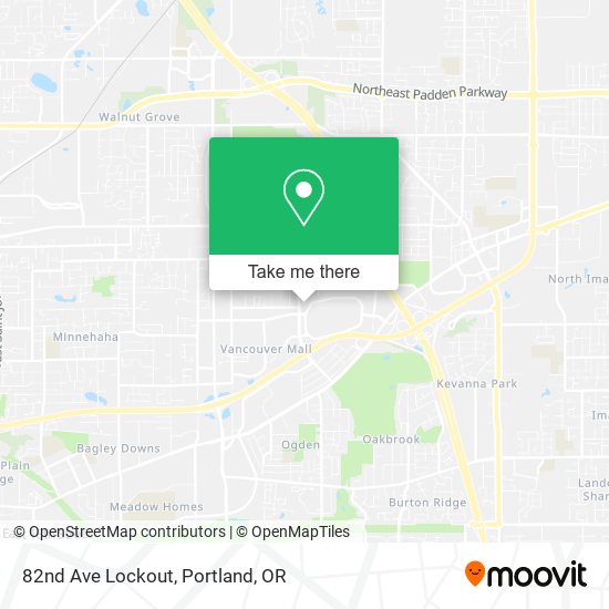 Mapa de 82nd Ave Lockout