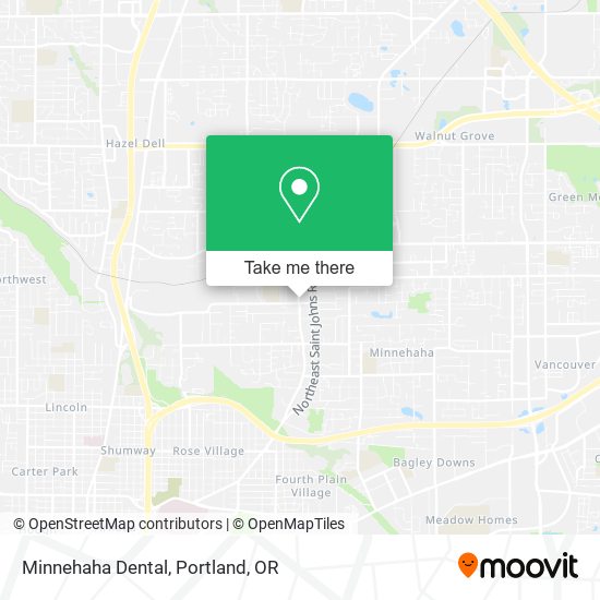 Mapa de Minnehaha Dental