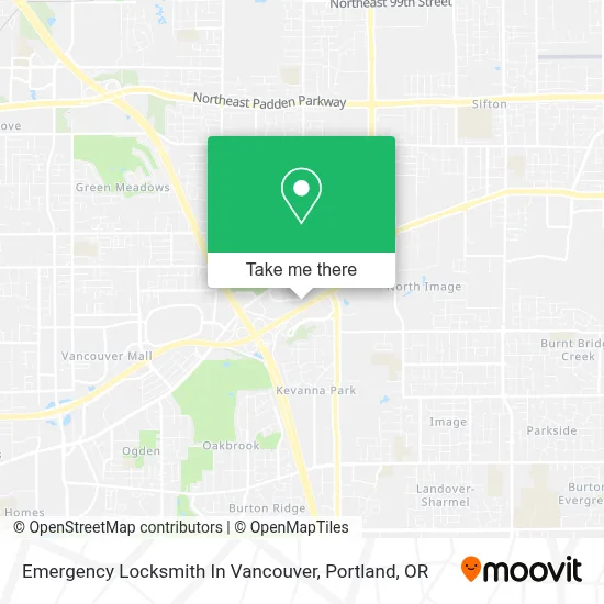 Emergency Locksmith In Vancouver map