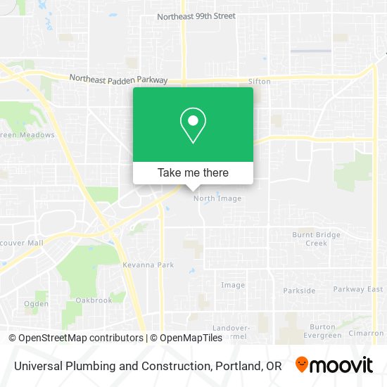 Mapa de Universal Plumbing and Construction