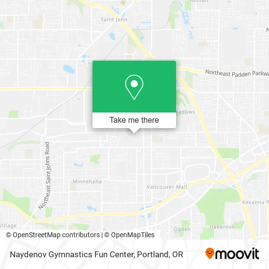 Mapa de Naydenov Gymnastics Fun Center