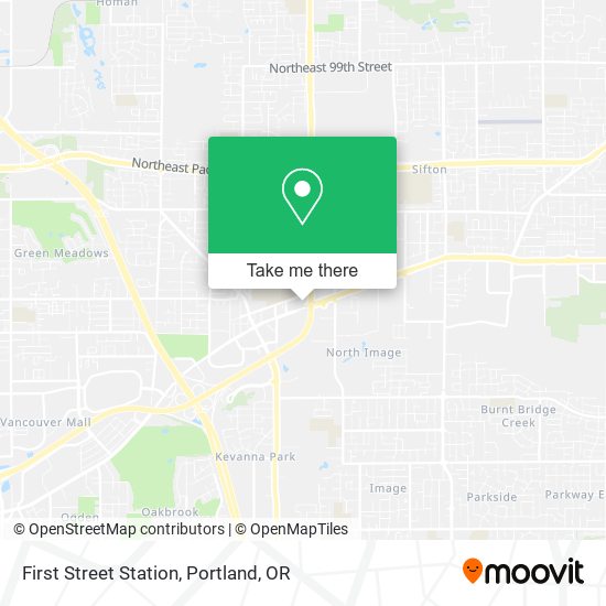 Mapa de First Street Station