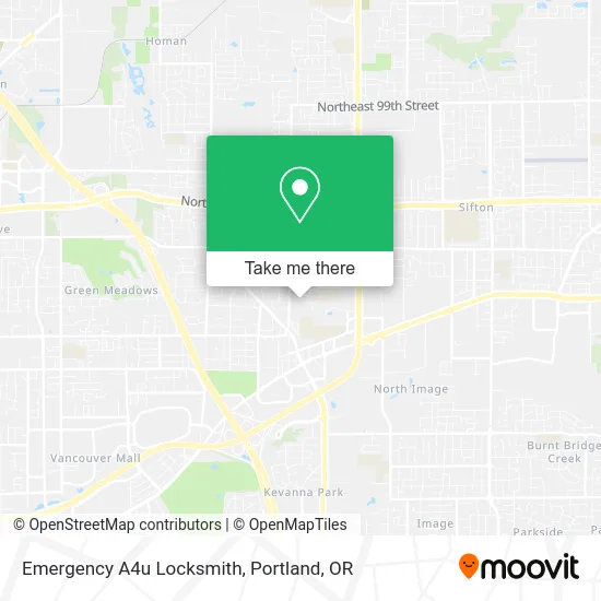 Emergency A4u Locksmith map