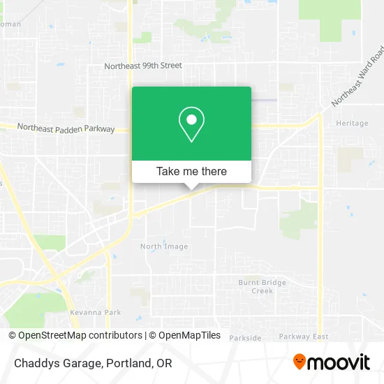 Mapa de Chaddys Garage
