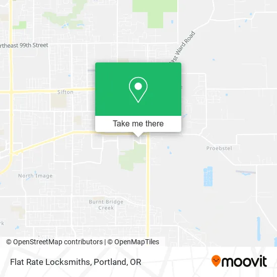 Mapa de Flat Rate Locksmiths