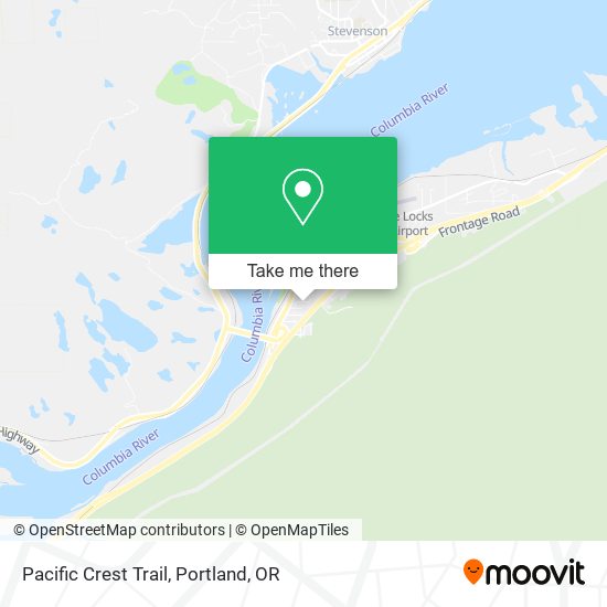 Pacific Crest Trail map