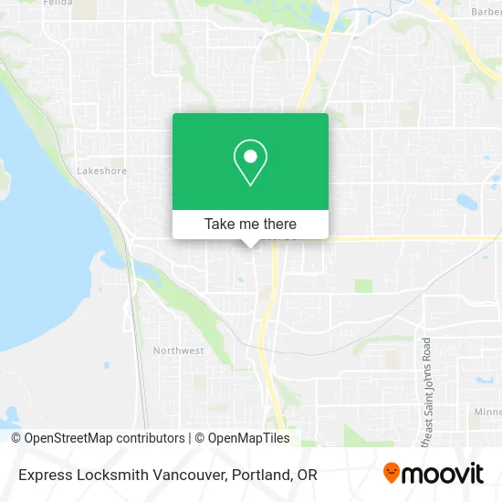 Express Locksmith Vancouver map