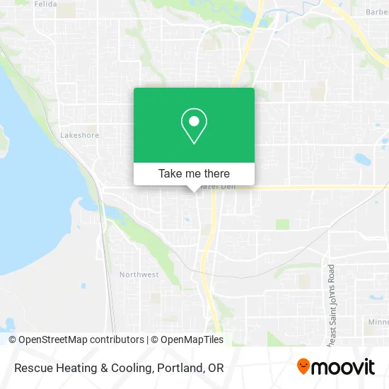 Rescue Heating & Cooling map