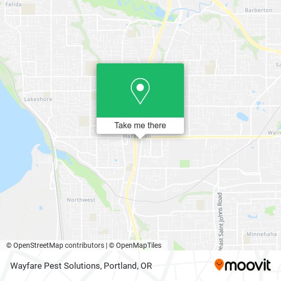 Wayfare Pest Solutions map