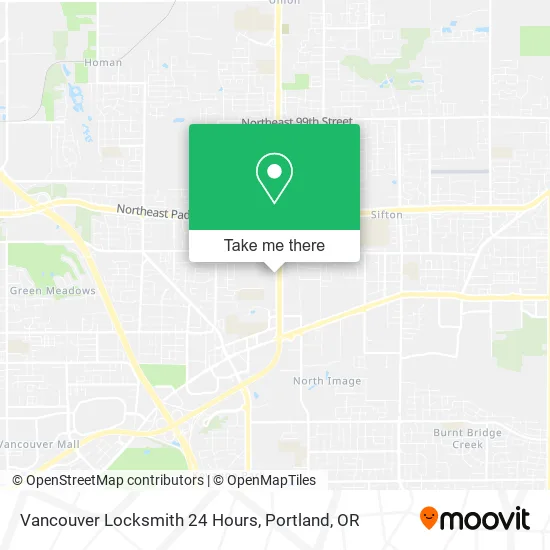 Mapa de Vancouver Locksmith 24 Hours
