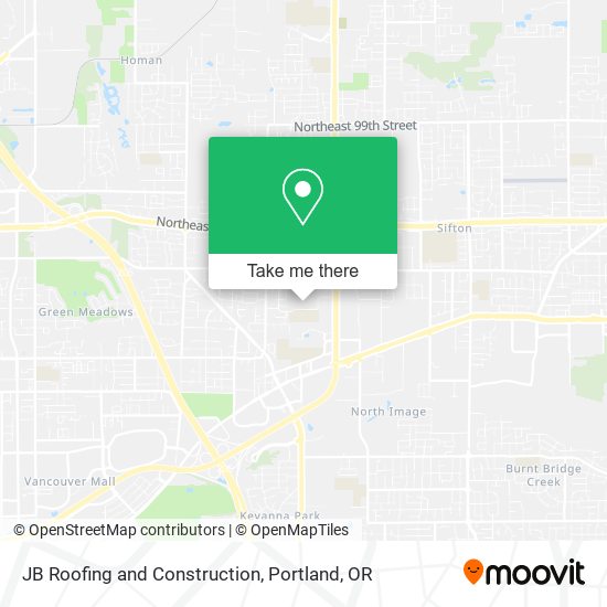 Mapa de JB Roofing and Construction
