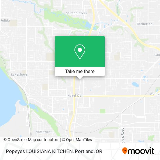 Popeyes LOUISIANA KITCHEN map