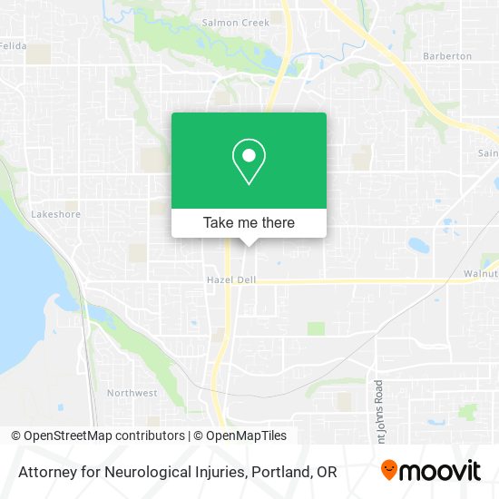 Attorney for Neurological Injuries map