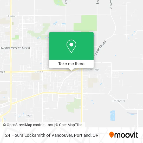 Mapa de 24 Hours Locksmith of Vancouver