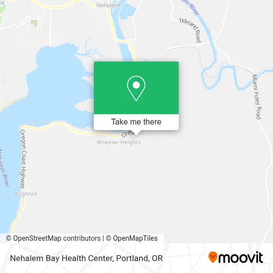 Nehalem Bay Health Center map
