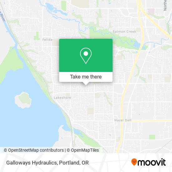 Mapa de Galloways Hydraulics