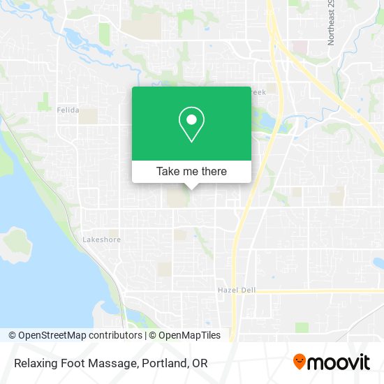 Relaxing Foot Massage map