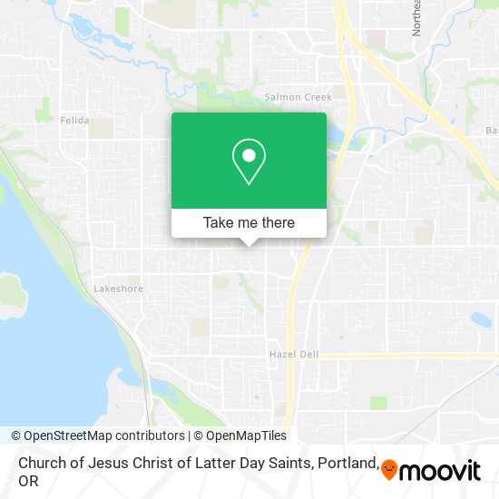 Church of Jesus Christ of Latter Day Saints map