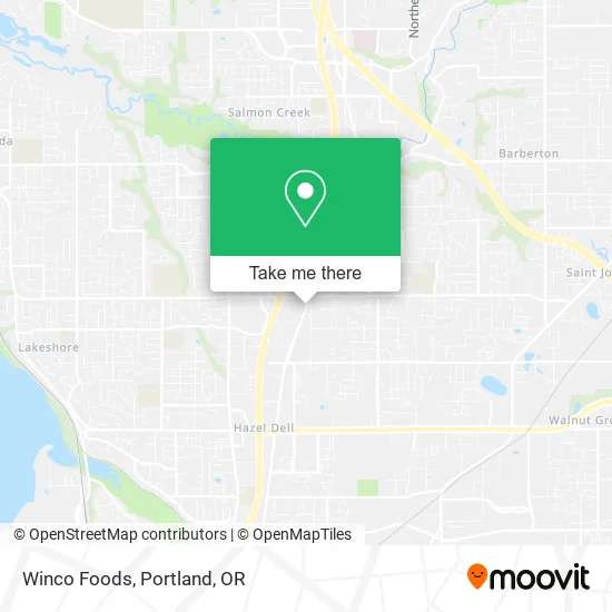 Winco Foods map