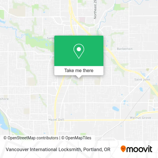 Vancouver International Locksmith map